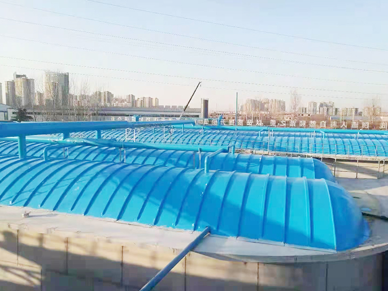 玻璃鋼污水池罩與傳統(tǒng)污水池蓋板相比的性能優(yōu)點